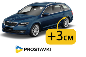Покращення прохідності Škoda Octavia A5: проставки для збільшення кліренсу фото