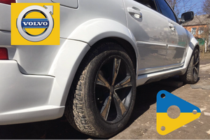 Установка проставок на VOLVO XC90 фото